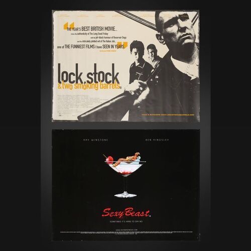 Lot #229 - LOCK STOCK AND TWO SMOKING BARRELS (1998) AND SEXY BEAST (2000) - Two UK Quads, 1998, 2000