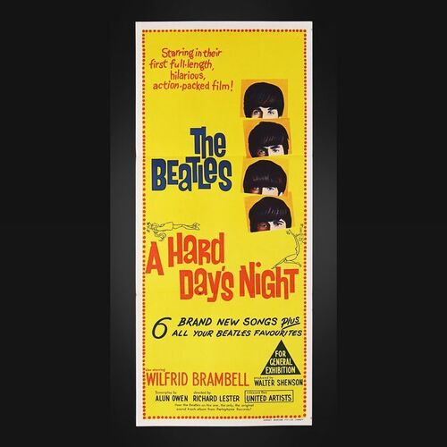Lot #241 - BEATLES: A HARD DAY'S NIGHT (1964) - Australian Daybill, 1964