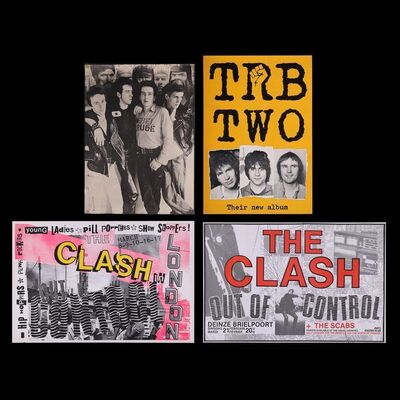 Lot #245 - THE CLASH AND TOM ROBINSON BAND (1979-1984) - Set of Four Concert and Promotional Posters