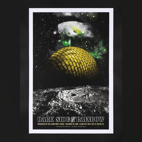 Lot #247 - THE DARK SIDE OF THE RAINBOW (2009) - Signed and Hand-Numbered Limited Edition Alamo Drafthouse Print by Jon Smith, 2009