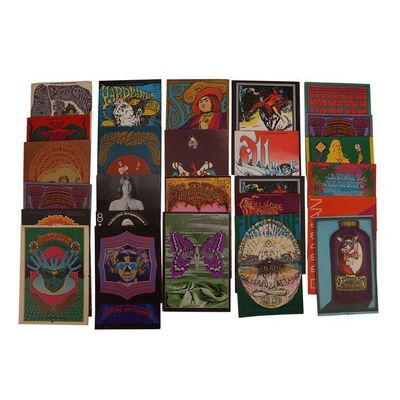 Lot #248 - THE DOORS, THE VELVET UNDERGROUND AND OTHERS (1960S) - Collection of 55 Concert Postcards, 1960s