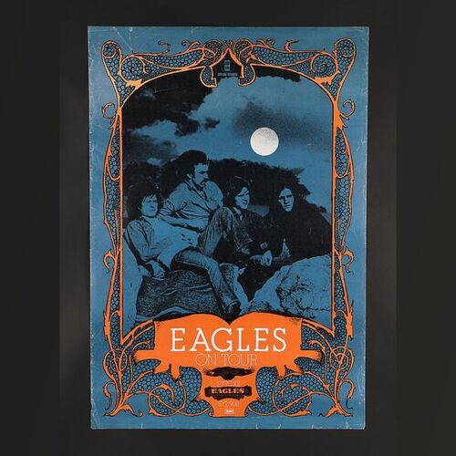 Lot #249 - THE EAGLES - 1973 UK Tour Poster Desperado