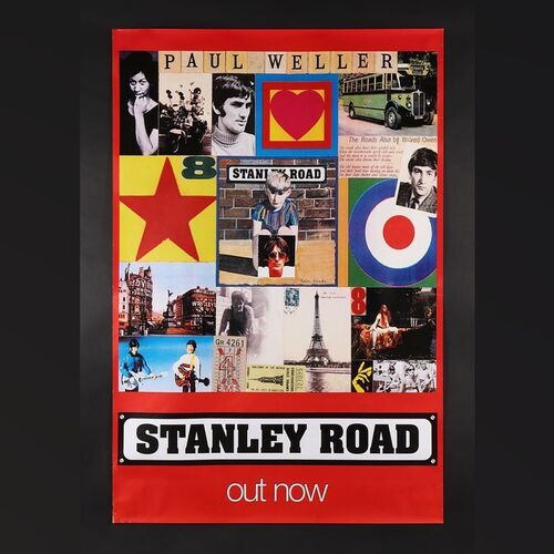 Lot #265 - PAUL WELLER - Stanley Road LP Poster