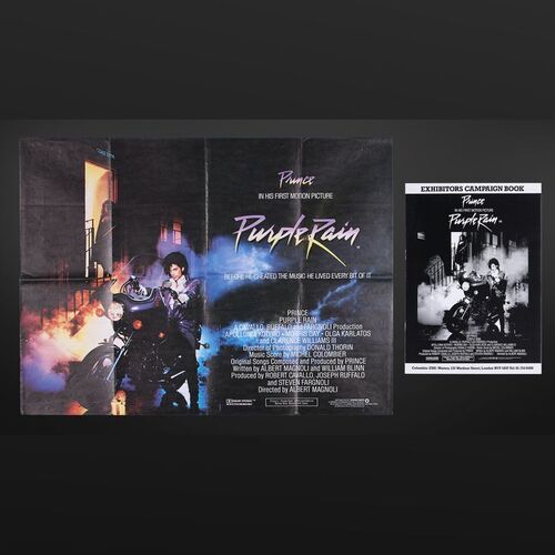 Lot #269 - PURPLE RAIN (1984) - UK Quad and Exhibitors Campaign Book, 1984