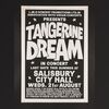 Lot #273 - TANGERINE DREAM - Salisbury City Hall 1974 Concert Poster