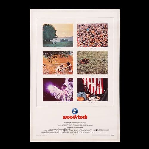 Lot #274 - WOODSTOCK (1969) - Woodstock Festival US One-Sheet Poster, 1970