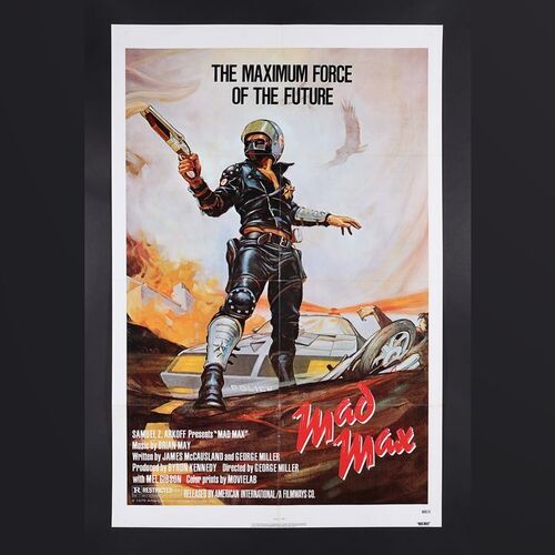 Lot #277 - MAD MAX (1979) - US One-Sheet, 1980