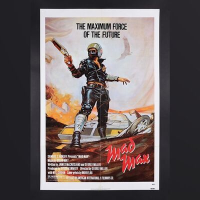 Lot #277 - MAD MAX (1979) - US One-Sheet, 1980