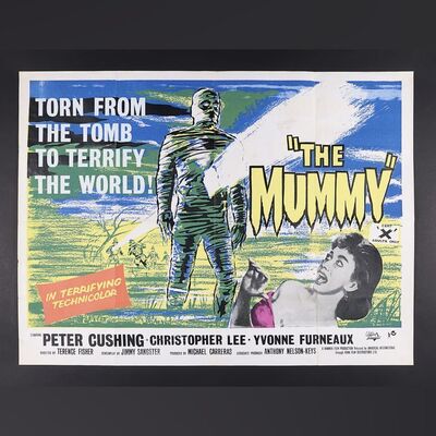 Lot #288 - THE MUMMY (1959) - UK Quad, 1960