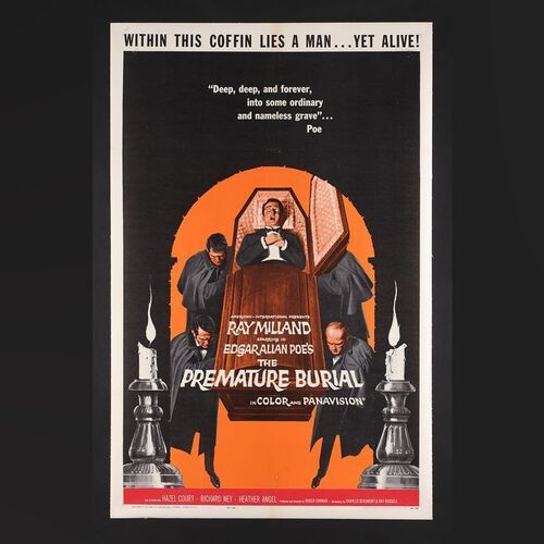 Lot #304 - THE PREMATURE BURIAL (1962) - US One-Sheet, 1962