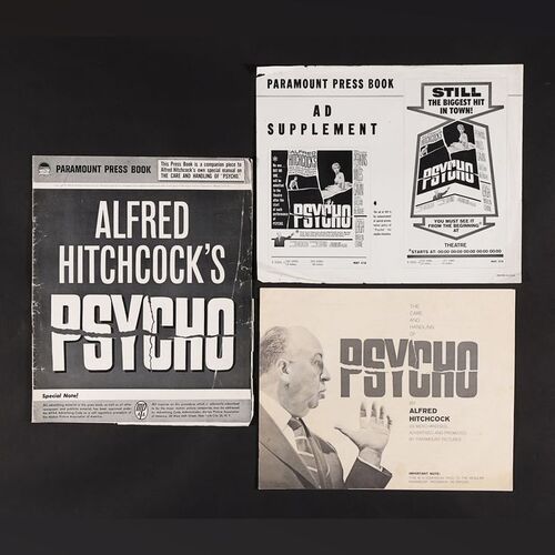 Lot #306 - PSYCHO (1960) - Pressbook with Supplement, 1960