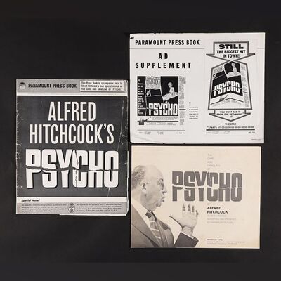 Lot #306 - PSYCHO (1960) - Pressbook with Supplement, 1960