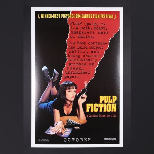 Lot #308 - PULP FICTION (1994) - US One-Sheet - Advance, 1994
