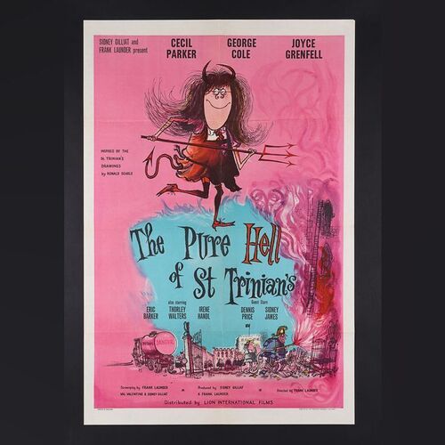 Lot #310 - THE PURE HELL OF ST. TRINIAN'S (1960) - British One-Sheet, 1960