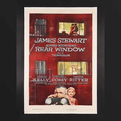 Lot #314 - REAR WINDOW (1954) - US One-Sheet, 1954