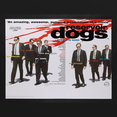 Lot #315 - RESERVOIR DOGS (1992) - UK Quad Poster, 1992