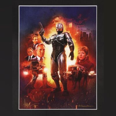 Lot #318 - ROBOCOP (1987) - Signed, Titled and Hand-Annotated Artist Proof Print by Paul Shipper, 2019