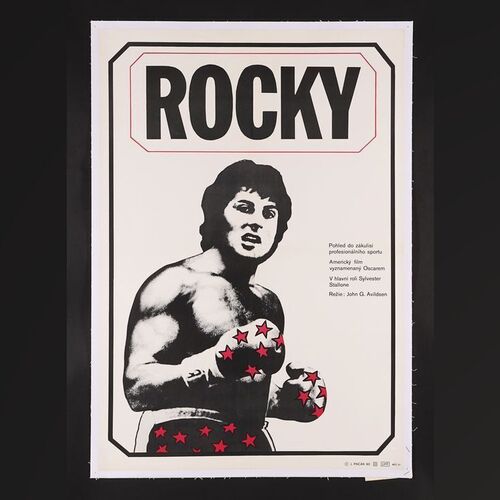 Lot #321 - ROCKY (1976) - Czechoslovakian 'Small' One-Sheet, 1980