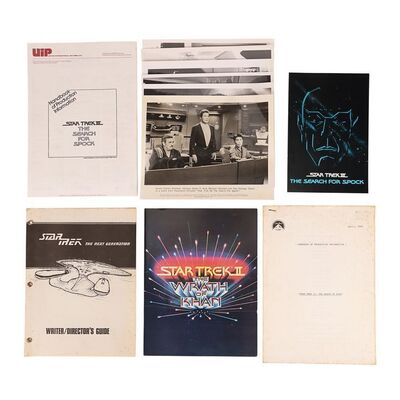 Lot #336 - STAR TREK: FRANCHISE - Collection of Ephemera and Two Posters