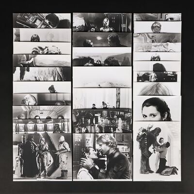 Lot #348 - STAR WARS: THE EMPIRE STRIKES BACK (1980) - Collection of 27 Black-and-White Stills, 1980