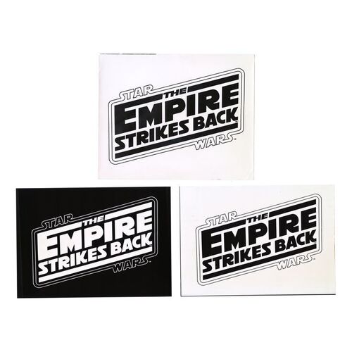 Lot #350 - STAR WARS: THE EMPIRE STRIKES BACK (1980) - Title Logo Transparency with Photograph, 1980