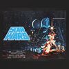 Lot #359 - STAR WARS: A NEW HOPE (1977) - UK Quad 'Hildebrandt' Style, 1977