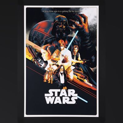 Lot #373 - STAR WARS: A NEW HOPE (1977) - Hand-Numbered Timed Edition Acme Archives Print by Matt Taylor, 2017