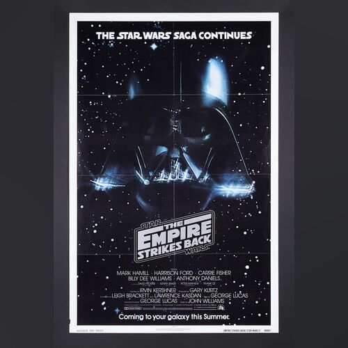 Lot #382 - STAR WARS: THE EMPIRE STRIKES BACK (1980) - US One-Sheet, 1980