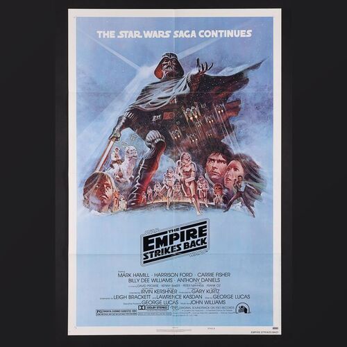 Lot #384 - STAR WARS: THE EMPIRE STRIKES BACK (1980) - US One-Sheet (Style B), 1980