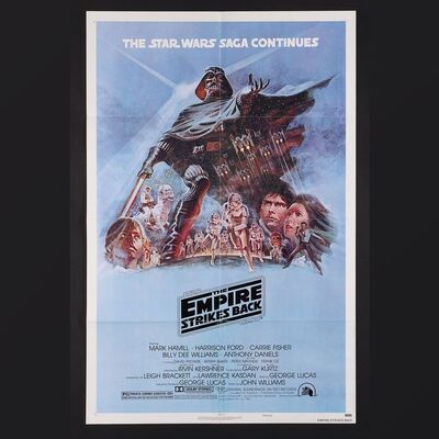 Lot #384 - STAR WARS: THE EMPIRE STRIKES BACK (1980) - US One-Sheet (Style B), 1980