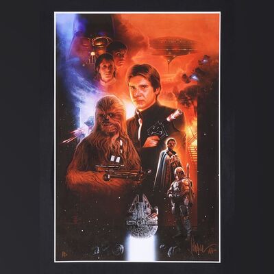 Lot #386 - STAR WARS: THE EMPIRE STRIKES BACK (1980) - Signed and Hand-Annotated Official Sideshow Collectable Artist Proof Print by Paul Shipper, 2018