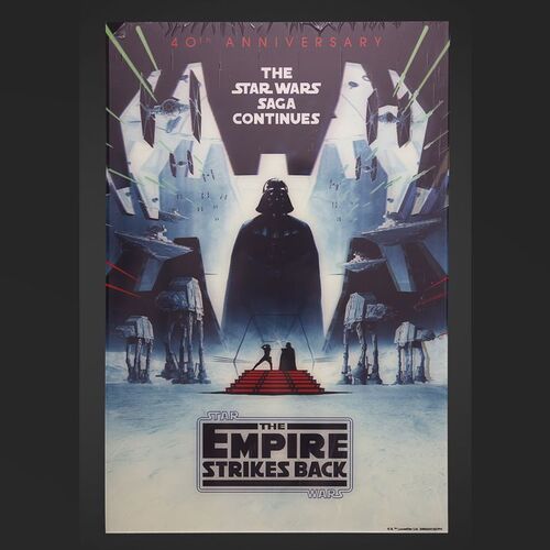 Lot #387 - STAR WARS: THE EMPIRE STRIKES BACK (1980) - Bottleneck Gallery Limited Edition 40th Anniversary Lenticular Poster by Matt Ferguson, 2020