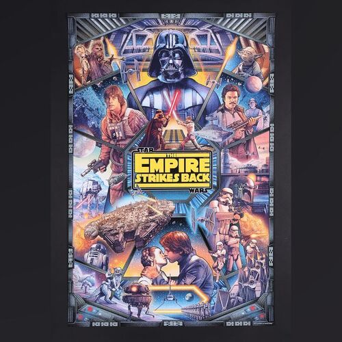Lot #388 - STAR WARS: THE EMPIRE STRIKES BACK (1980) - Hand-Numbered Limited Edition Print by Ise Ananphada, 2021