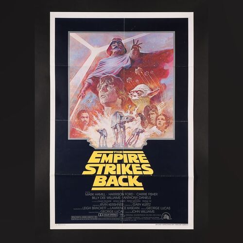Lot #390 - STAR WARS: THE EMPIRE STRIKES BACK (1980) - US One-Sheet (Studio Style), 1981