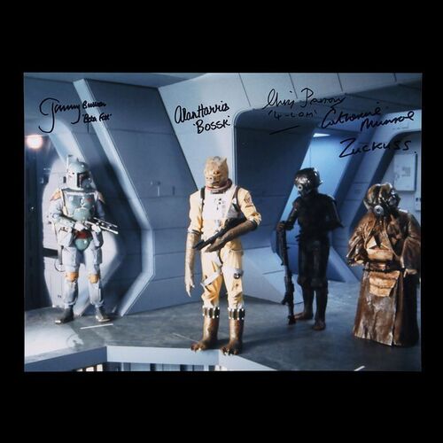 Lot #391 - STAR WARS: THE EMPIRE STRIKES BACK (1980) - Bounty Hunters Autographed Photo