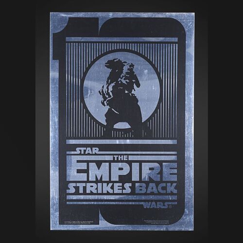 Lot #392 - STAR WARS: THE EMPIRE STRIKES BACK (1980) - US Kilian Anniversary One-Sheet - Style A, 1990