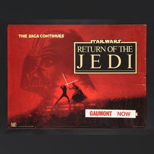 Lot #402 - STAR WARS: RETURN OF THE JEDI (1983) - UK Quad - Advance, 1983