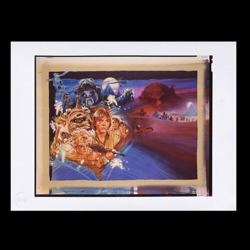 Lot #405 - STAR WARS: CARAVAN OF COURAGE: AN EWOK ADVENTURE (1984) - FEREF ARCHIVE: Original Transparency with 1 of 1 Proof Print, 2021
