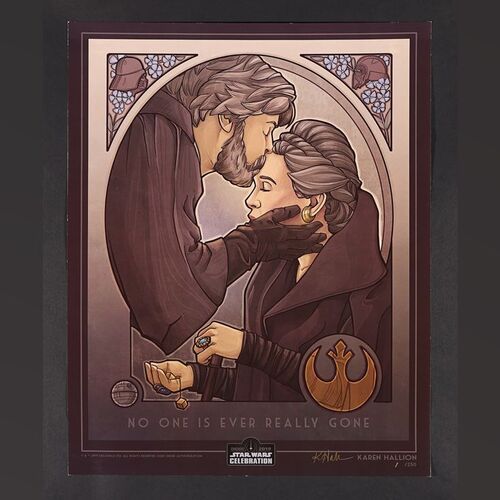 Lot #413 - STAR WARS CELEBRATION (2019) - Signed and Numbered Star Wars Celebration (Chicago) Poster, 2019