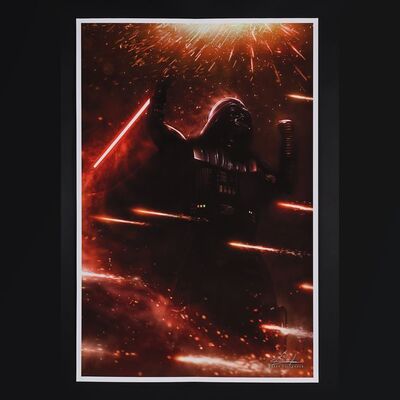 Lot #414 - DARTH VADER (2019) - Hand-Numbered Limited Edition Hero Complex Gallery Print by Casey Callender, 2019