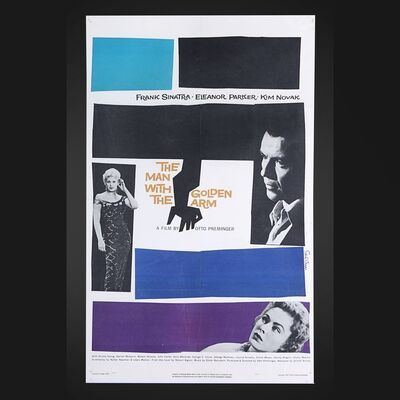 Lot #426 - THE MAN WITH THE GOLDEN ARM (1955) - US One-Sheet, 1955