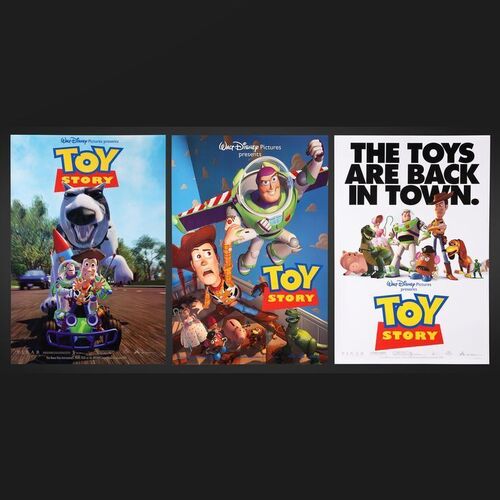 Lot #433 - TOY STORY (1995) - Three US One-Sheets, 1995