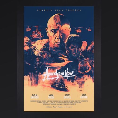 Lot #455 - APOCALYPSE NOW (1979) - Hand-Numbered Limited Edition Private Commission Napalm Variant Print by Chris Valentine, 2021