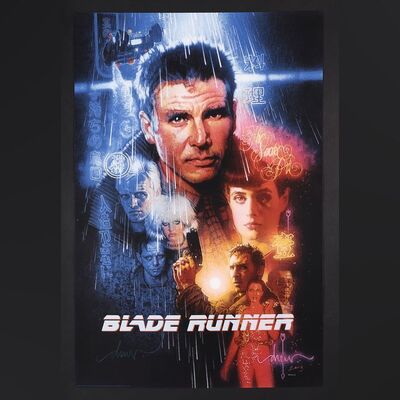 Lot #465 - BLADE RUNNER (1982) - Signed and Numbered Limited Edition Bottleneck Gallery Print by Drew Struzan, 2019