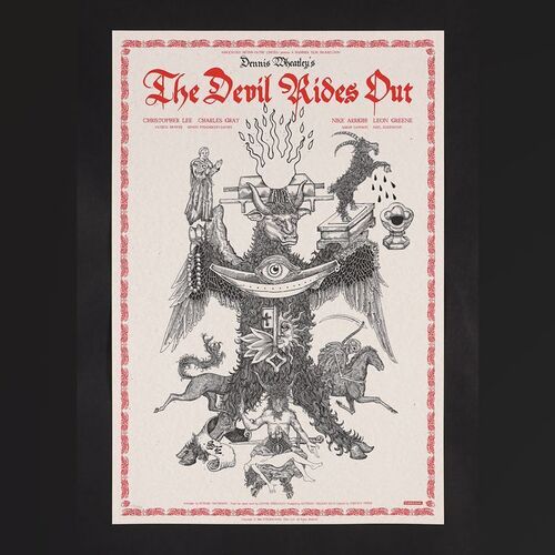 Lot #471 - THE DEVIL RIDES OUT (1968) - Hand-Numbered Limited Edition Print by Sin-Eater, 2016
