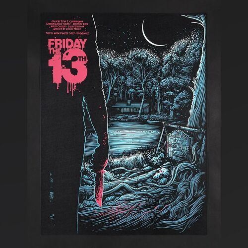 Lot #485 - FRIDAY THE 13TH (1980) - Hand-Numbered and Signed Limited Edition Print by Dan Mumford, 2012