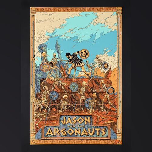 Lot #501 - JASON AND THE ARGONAUTS (1963) - Hand-Numbered Limited Edition Bottleneck Gallery Print by Kilian Eng, 2020