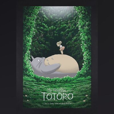 Lot #513 - MY NEIGHBOR TOTORO (1988) - Hand-Numbered Limited Edition Artist Proof Print by Kevin M. Wilson, 2017