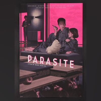 Lot #517 - PARASITE (2019) - Hand-Numbered Timed Edition Mondo Print by Rory Kurtz, 2020