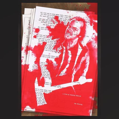 Lot #523 - THE SHINING (1980) - Signed and Hand-Numbered Artist Proof Limited Edition Print by Neil Davies, 2020